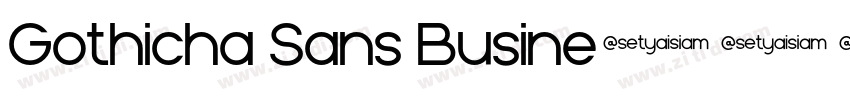 Gothicha Sans Busine字体转换